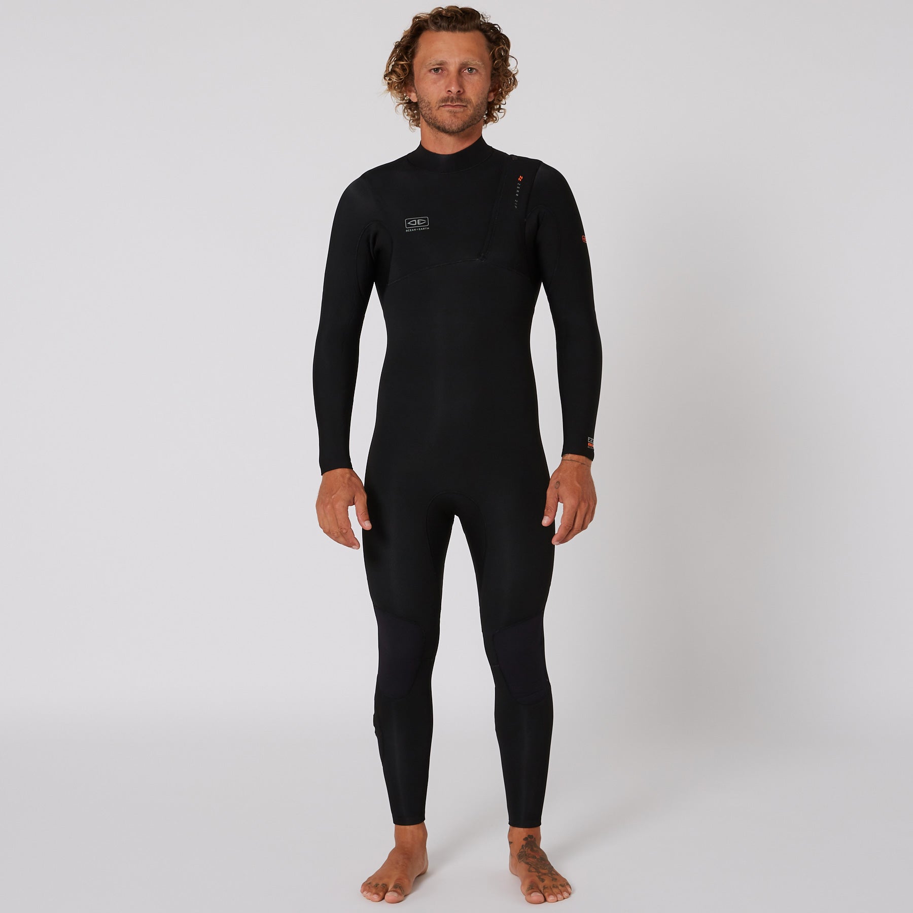 Wetsuit | Mens Zero Zip Steamer - 4/3mm | Ocean and Earth