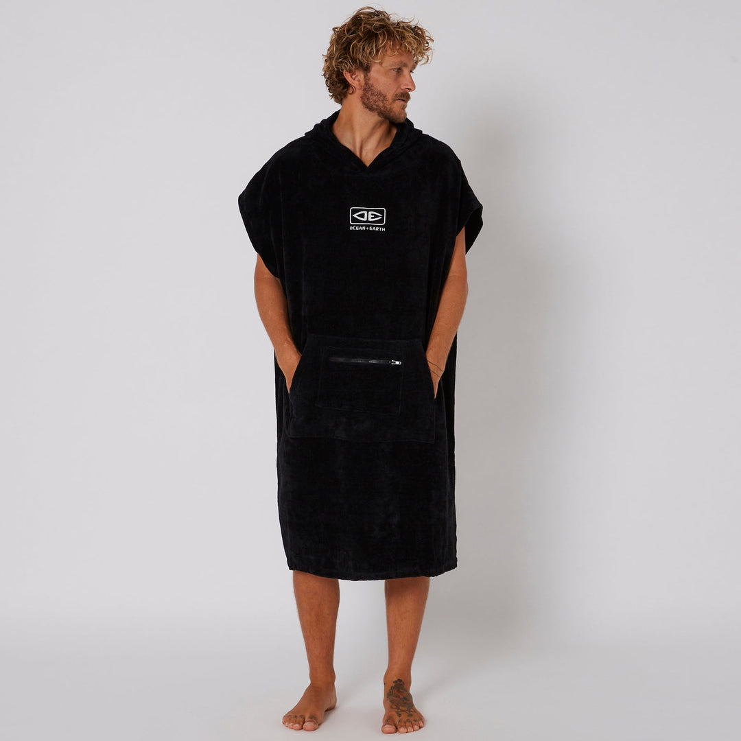 Poncho Towel | Mens Corp Hooded Poncho | Ocean and Earth – Ocean