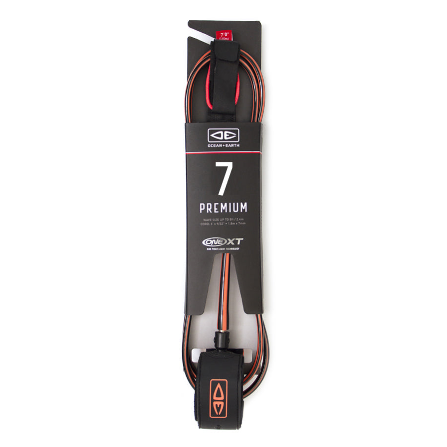 Surfboard Leash | Premium One-XT - 7ft | Ocean and Earth