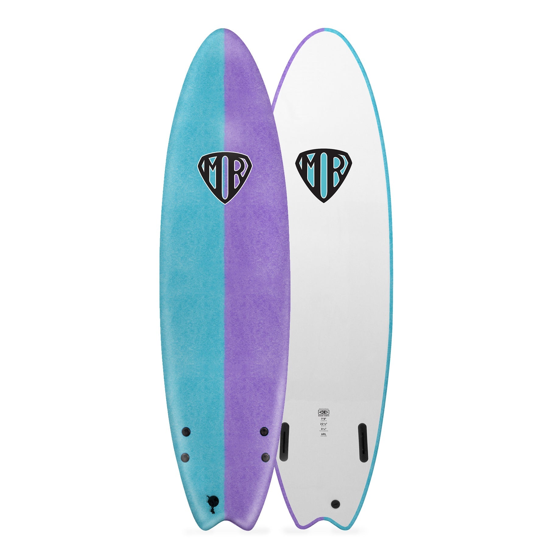 サーフィン・ボディボード OCEAN & EARTH MR EZI RIDER TWIN FIN SEMRS70-MR-EziRider-Twin-