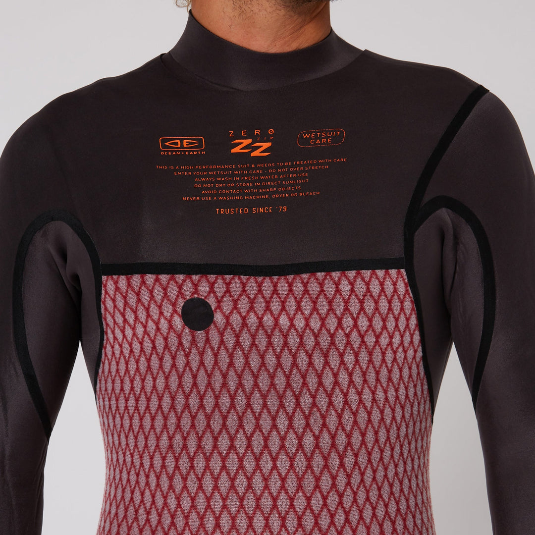 Wetsuit | Mens Zero Zip Steamer - 4/3mm | Ocean and Earth