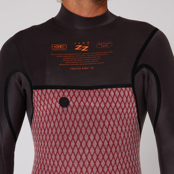 Wetsuit | Mens Zero Zip Steamer - 4/3mm | Ocean and Earth