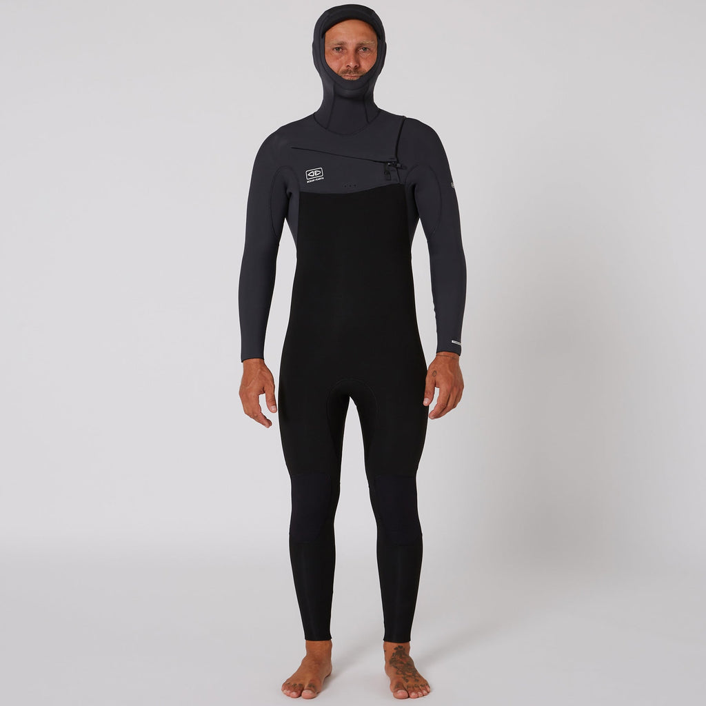 Wetsuit | Mens Hooded Chest-Zip Steamer - 5/4mm | Ocean and Earth