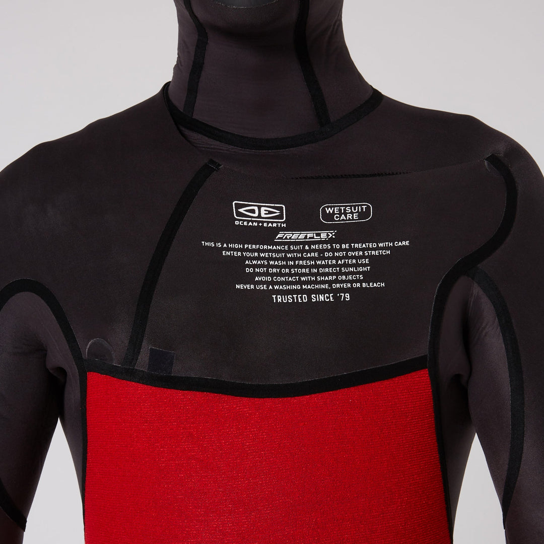 Wetsuit | Mens Hooded Chest-Zip Steamer - 5/4mm | Ocean and Earth